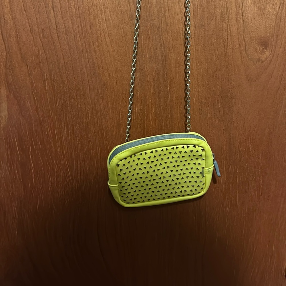 Yellow crossbody bag
